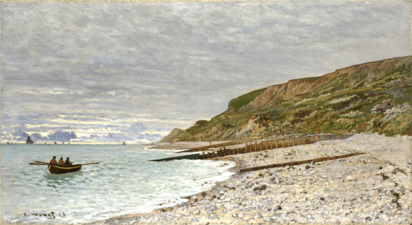 The Pointe of Heve, 1864 - Claude Monet Paintings
